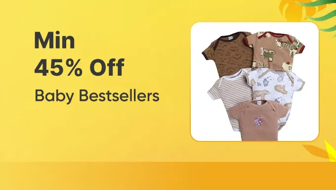 Baby Bestsellers Sale | Minimum 45% OFF on Top-Rated Essentials 