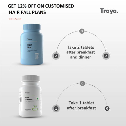 Traya Health Offer: Get 12% Off on Customized Hair Fall Plans