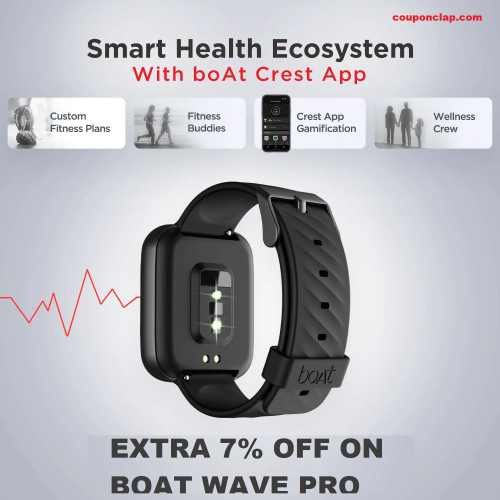 boAt Wave Pro 47 Smartwatch Offer: Extra 7% Off