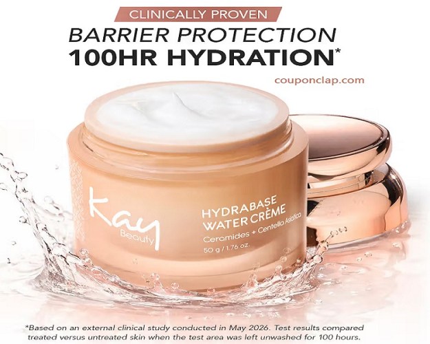 Kay Beauty HydraBase Water Gel Crème 100 Hr Moisturiser 