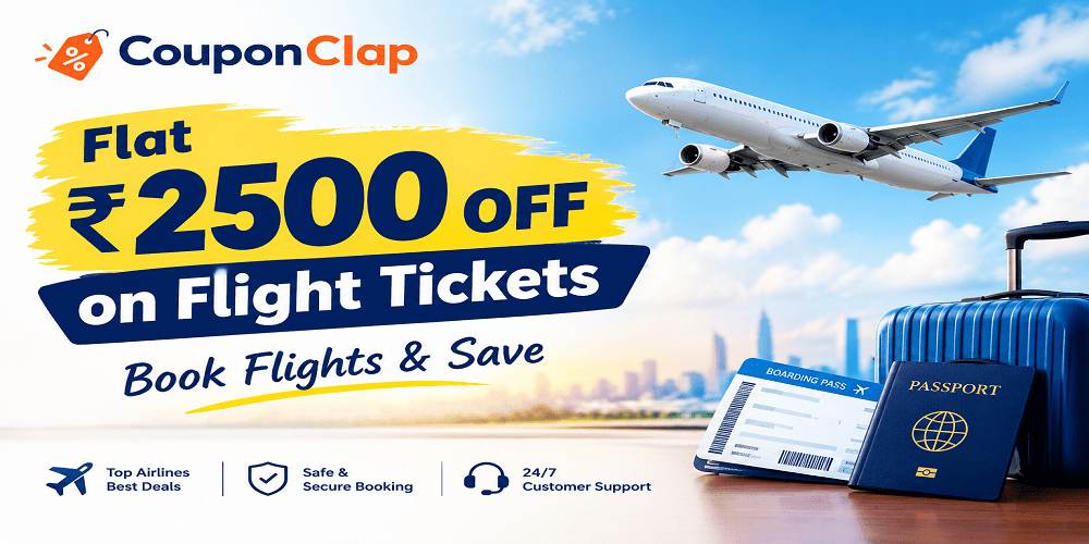 Flat ₹2500 OFF on Flight Tickets | Book Flights & Save 