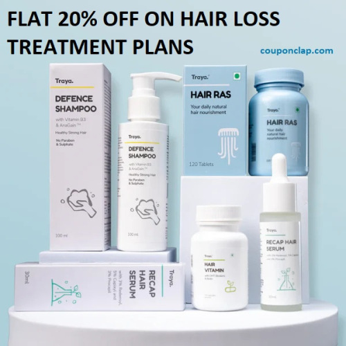 Traya Health Offer: Flat 20% Off on Hair Loss Treatment Plans
