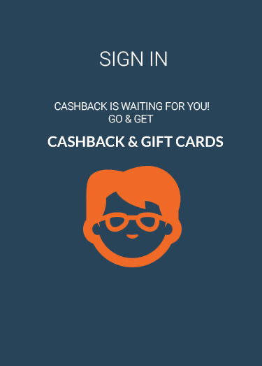 Sign In Now to Receive Extra Cashback